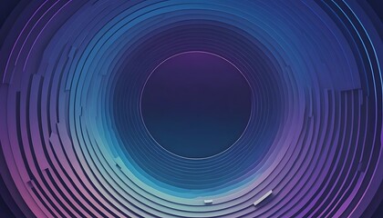 Abstract Circular Design with Gradient Colors