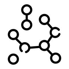 molecule Line Icon