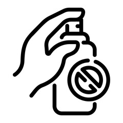 spray Line Icon