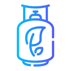 gas Line Gradient Icon