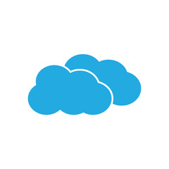 cloud icon illustration flat