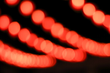 Photo of bokeh background created by lamps or lampions