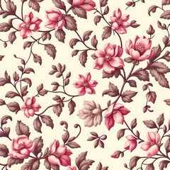 seamless pattern with flowers