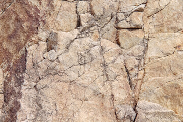 Stone cracked texture old brown background