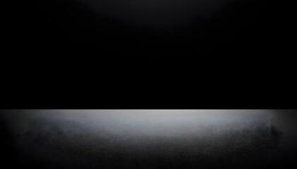 light in the darkness, solid black background provides a versatile and professional setting for showcasing studio room displays,