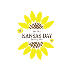 Kansas day greeting card 