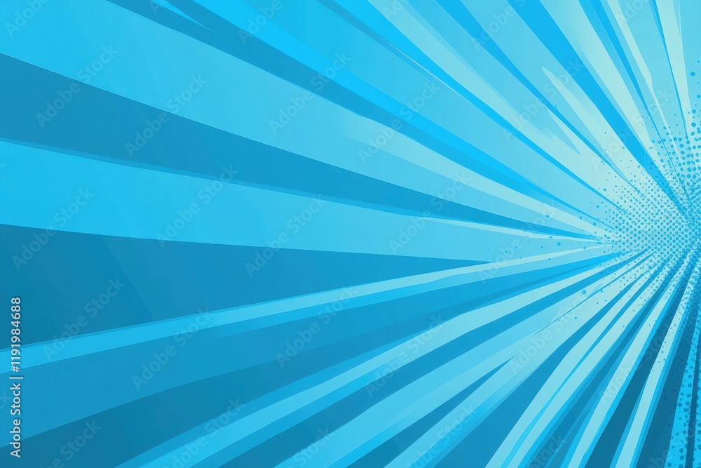 Poster abstract blue radial lines burst background. ideal for dynamic designs, adding energy and motion to 