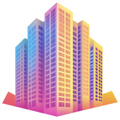 Fototapeta premium illustration of modern building