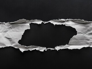 Torn Paper Fragment