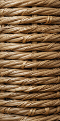 Close-up of woven material, showcasing texture and craftsmanship.