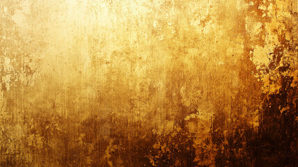 Obraz premium Brushed gold metallic texture with subtle linear patterns and soft lighting, perfect for a premium and elegant presentation backdrop. 