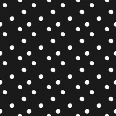 Polka Dot Seamless Pattern Background