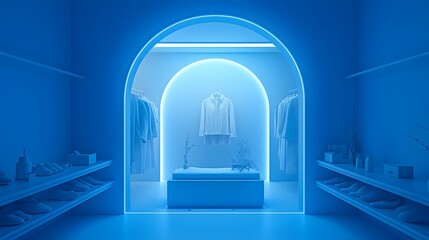 Innovative 3D dressing room with an immersive visual appeal