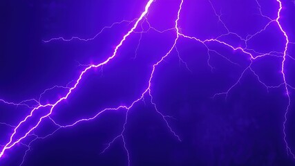 Electric Purple Bolt, High Energy Visual