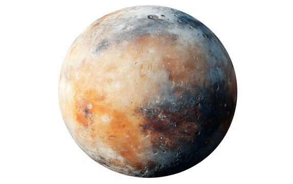 Dwarf planet Ceres, space, isolated, cosmic, texture, science, education, background
