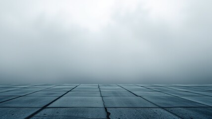 Foggy Concrete Ground - Atmospheric Backgrounds