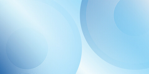 Vector gradient abstract background with circular line patterns simple modern art