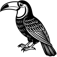 toucan bird on branch