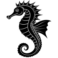 black and white dragon