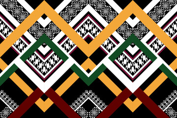 Geometric ethnic pattern seamless,Retro tribal vector , embroidery border seamless patterns.ethnic design, hipster backdrop, wallpaper Background, Design curtain, carpet ,fabric ,textile