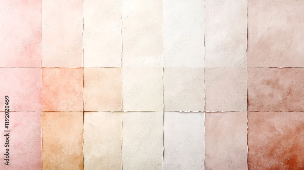 Poster elegant and modern pastel backdrop showcasing a soft gradient transitioning from pink to beige hues 