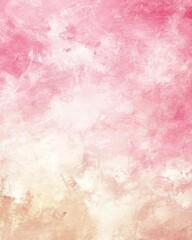 Beautifully crafted pastel gradient background with a seamless beige to pink hue transition enhanced by a modern textured noise overlay creating a serene and ethereal digital art aesthetic