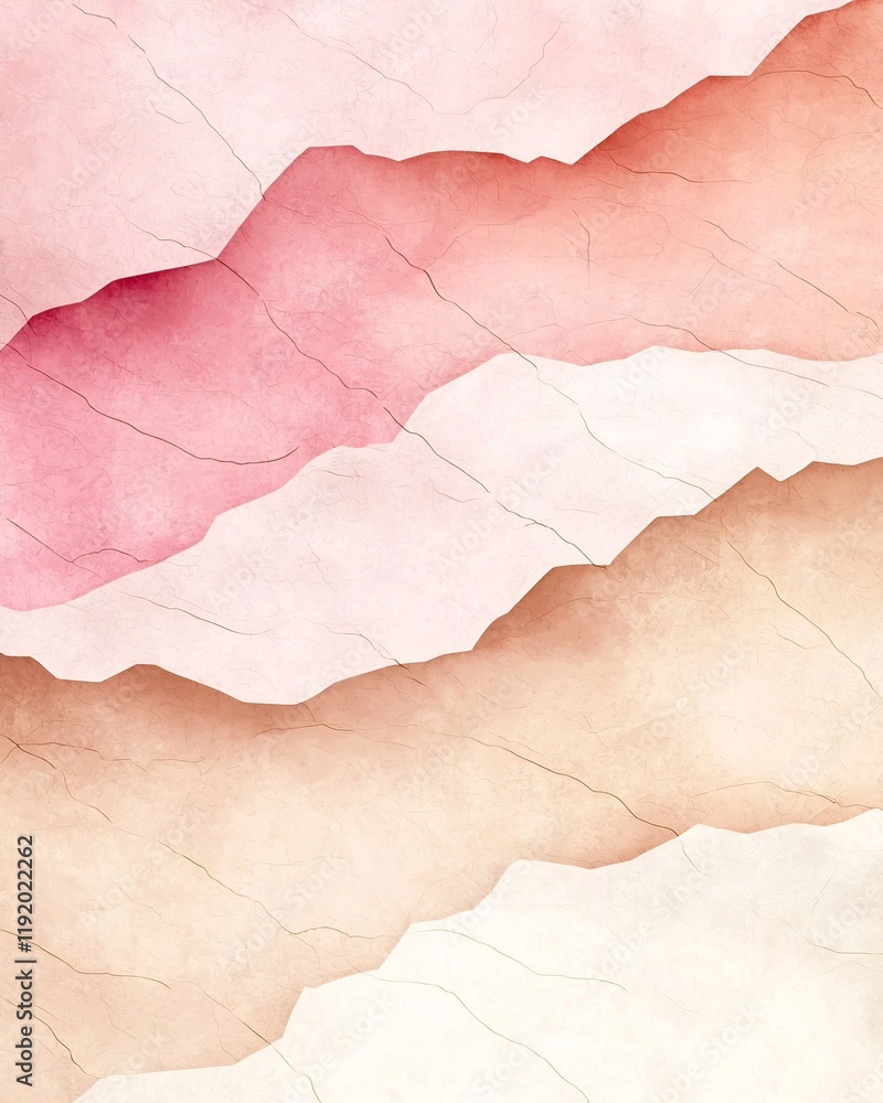 Poster serene pastel gradient background with a delicate wispy textured overlay in a clean minimalist conte