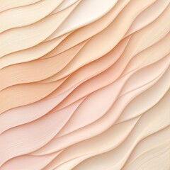 Obraz premium Warm pastel pink and soft beige tones seamlessly blended together with a delicate light woven texture evoking a serene sophisticated and visual backdrop with a calming