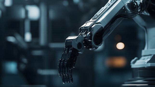 Mechanized robotic arms for industrial manufacturing processes