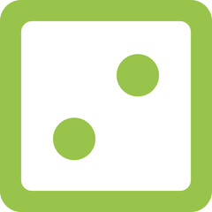 Dice icon logo disign