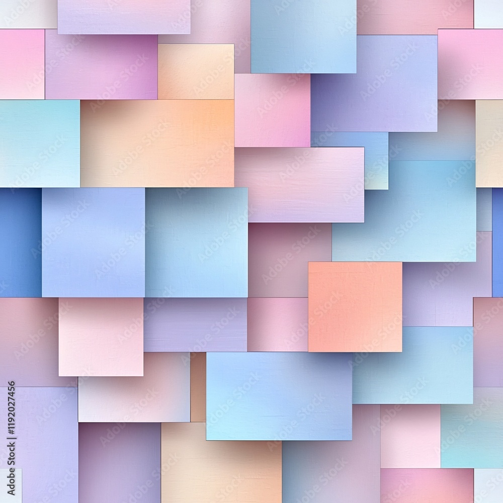 Aufkleber captivating pastel gradient artwork featuring an intricate minimalist geometric textured pattern wit