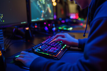 full spectrum led gaming keyboard