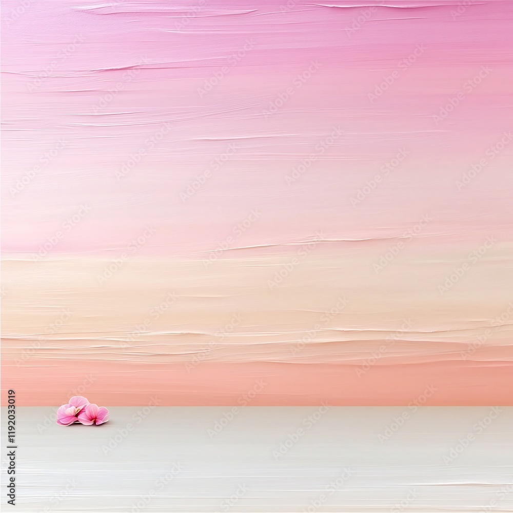 Poster delicate pastel gradient backdrop with subtle textural noise details in a tranquil contemporary sett