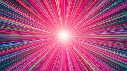 Fototapeta premium Abstract Sunburst, Dynamic Background, AI Art