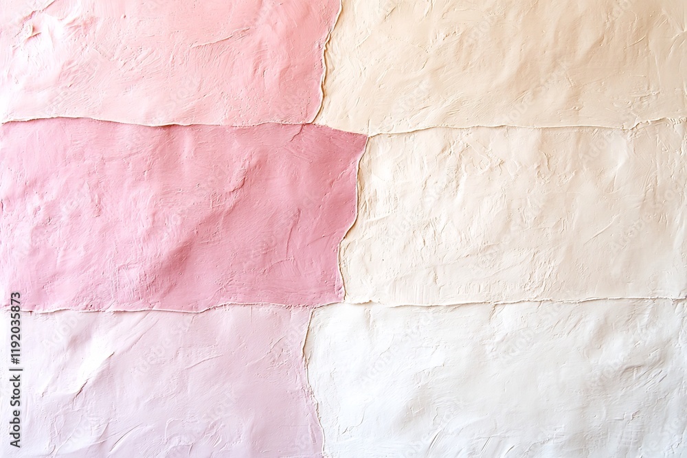 Poster refined and modern backdrop featuring a gentle pastel pink to beige gradient with a delicate texture
