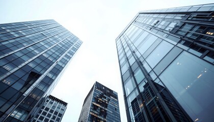 Modern Skyscrapers Reaching for the Sky