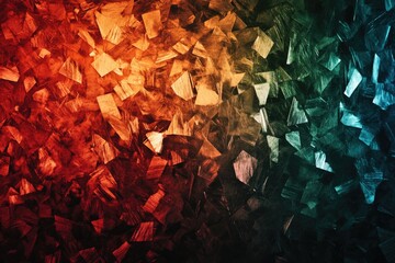 Multicolored Wall Close Up