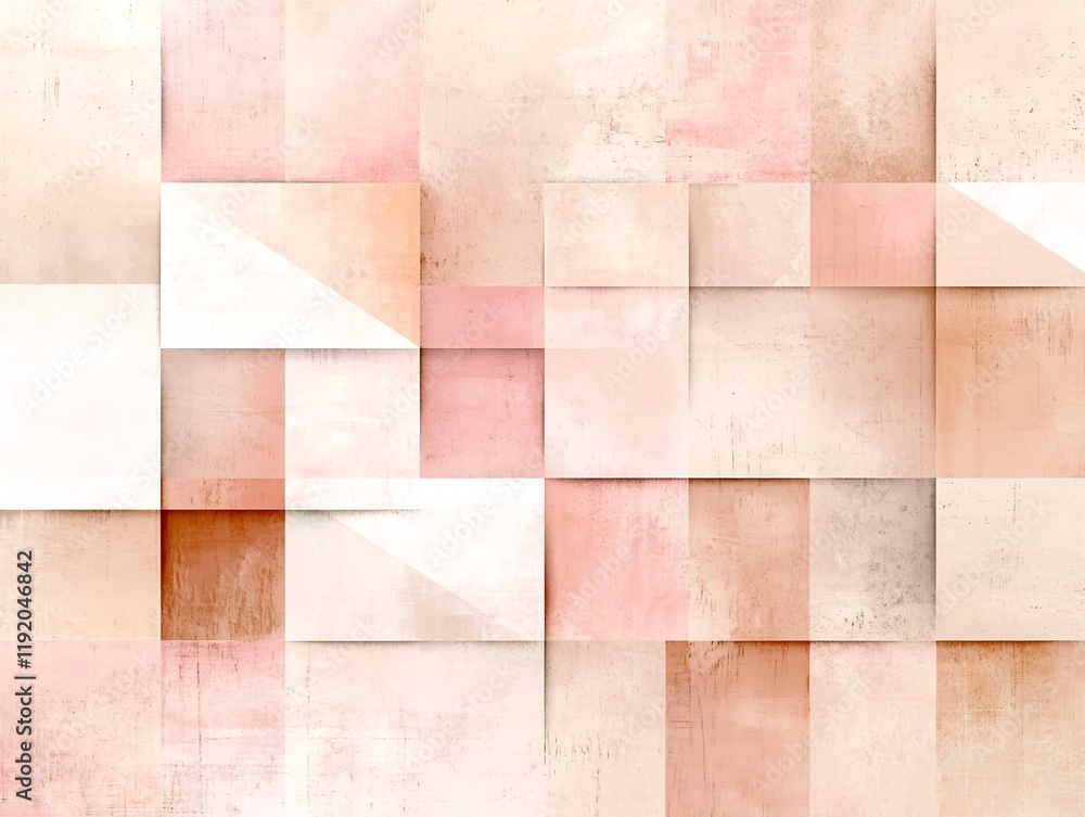 Poster pastel gradient backdrop featuring delicate pink and beige tones with a subtle texture overlay and a