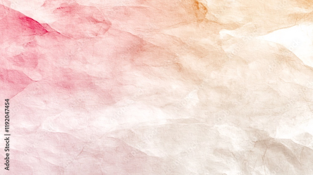 Poster sophisticated pastel gradient design with textured noise overlay smooth transition from soft pink to
