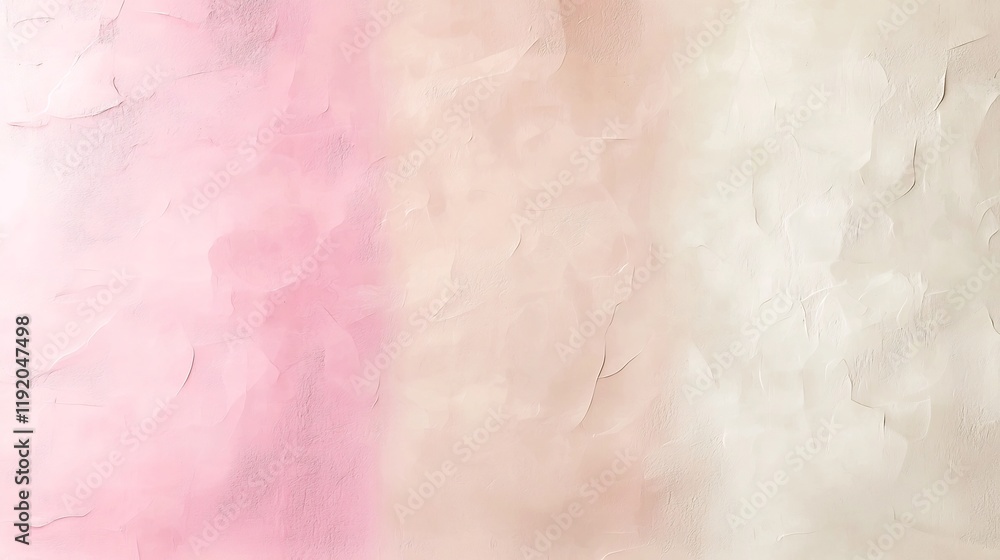 Poster exquisite pastel gradient backdrop that seamlessly shifts from soft pink to beige adorned with a del
