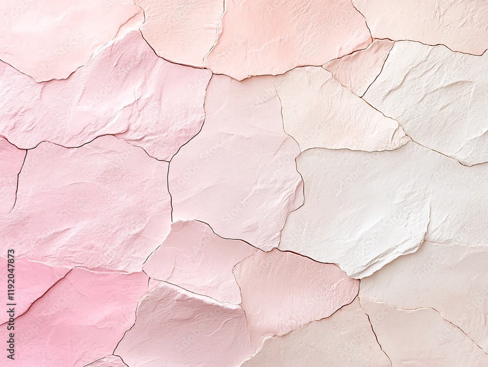Poster soft pastel gradient background transitioning from rose quartz to warm ivory with a delicate texture