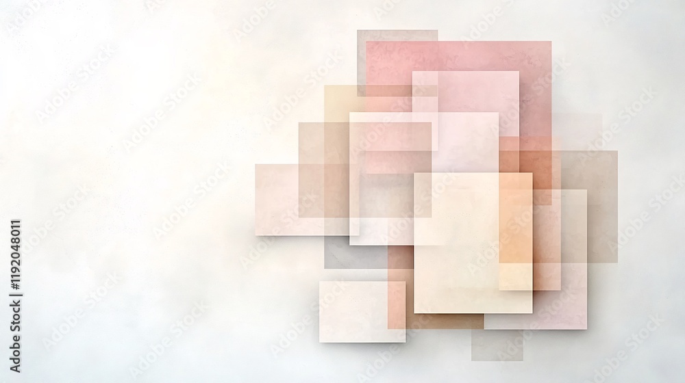Aufkleber soft pastel gradient backdrop in delicate pink and beige tones layered with a faint textured noise p