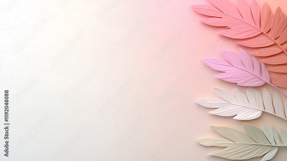 Poster elegant pastel gradient background with a soft pink to beige transition and a textured noise overlay