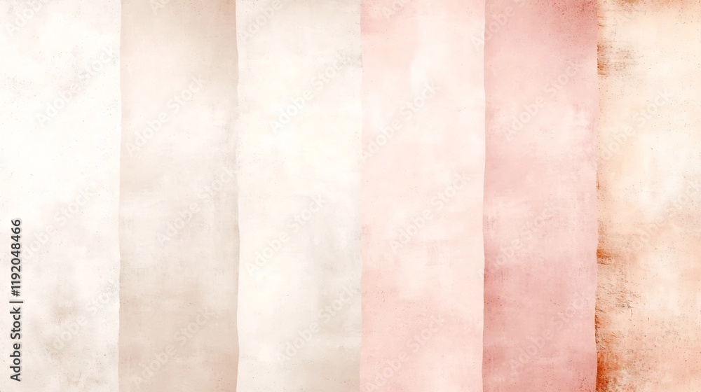Aufkleber serene pastel gradient background transitioning from soft pink to muted beige hues accentuated by a 