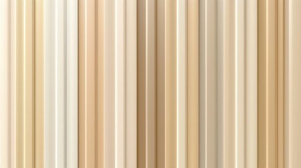 Obraz premium A vertical arrangement of various beige and cream-colored stripes.