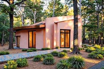  Modern House In The Woods Surrounded By Trees