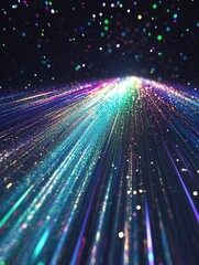 Obraz premium Colorful Light Trail