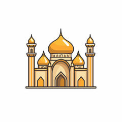 mosque line art design