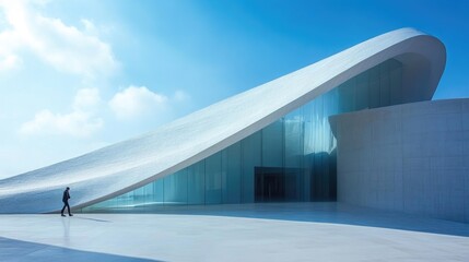 Obraz premium A futuristic skyline with innovative architectural designs.