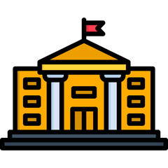 Naklejka premium Institutional Icon